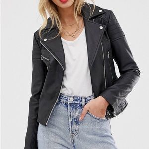 Barney’s original Clara real leather jacket